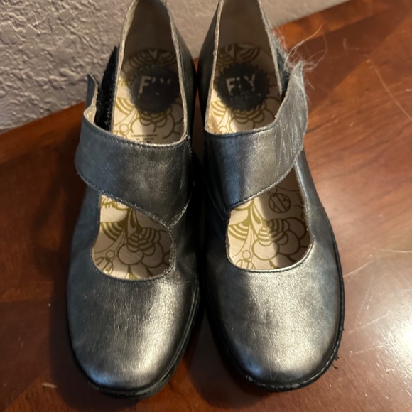 Fly London Wedge leather pumps - Picture 3 of 7